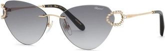 Chopard Schm 15S 0300 Zonnebrillen - Dames - Zonnebrillen - Geel - 60 MM - Accessoires