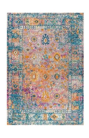 Jonathan Y Designs Bohemian FLAIR Boho Vintage Medallion Area Rug in Cream/navy at Nordstrom, Size 4Ft 0In X 6Ft 0In