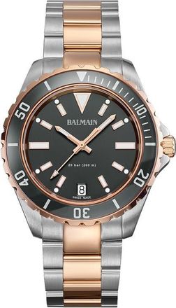 Balmain Ophrys Bracelet Watch, 42.5mm in Black/Two Tone at Nordstrom