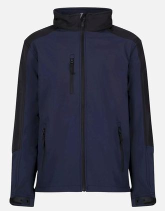 Regatta Mens Regatta Mens Hydroforce 3-layer Membrane Waterproof Breathable Softshell Jackets - Navy - Size: 44/Regular