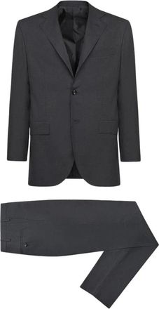 Kiton Grijs pak - Heren - Pakken - Grijs - Maat: 2XL Tweed