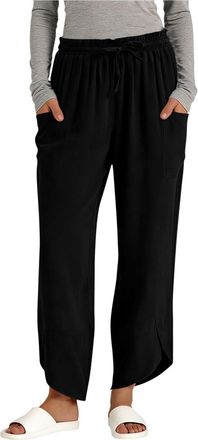 Generic Ladies Wide Leg Trousers Black Womens Linen Trousers Fashion Drawstring Elastic High Waist Straight Leg Pants Casual Summer Palazzo Loose Comfy Pant M