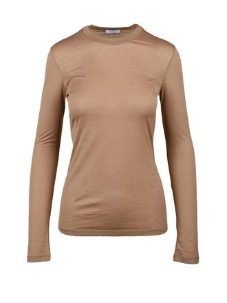 Ferragamo Beige Cotton T-Shirt