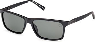 Timberland TB00019 Polarized 01R Mens Sunglasses Black Size 58