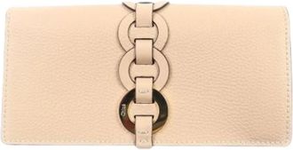 Chlo&eacute; Pre-owned Leren Portemonnee - Dames - Vintage Accessoires - Beige - ONE Size - Leer - Vintage