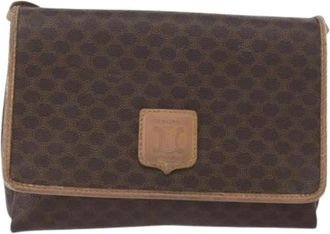 Celine Pre-owned Canvas Crossbody Tas - Dames - Vintage Schoudertas - Bruin - ONE Size - Vintage