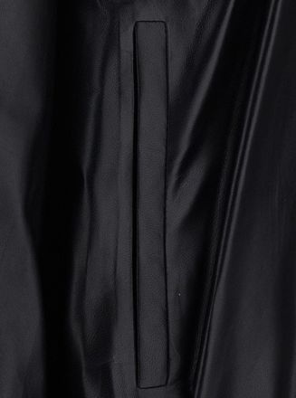 Arma Womens Leather Jacket Giusy Black Coat