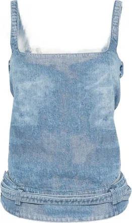 Diesel Womens Denim Tank Top