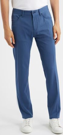 BOSS Delaware Slim Fit Five Pocket Pants in Open Blue at Nordstrom, Size 30 X 32