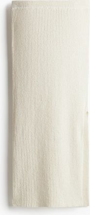 H&M Jupe in Rippstrick - Beige