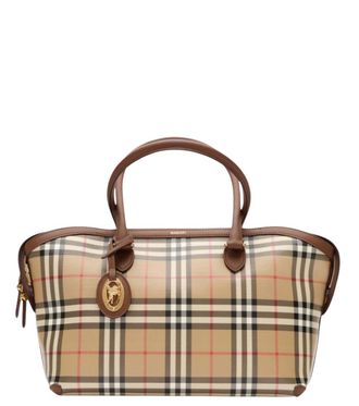 Burberry Beige Check Medium Tote