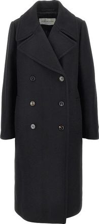 Dries Van Noten Cappotto lungo doppiopetto - - Coats - Donna - Nero - M