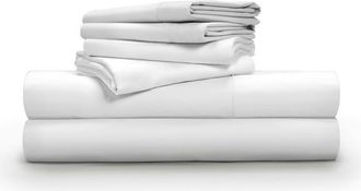 Pillow Guy Luxe Soft n Smooth Tencel Lyocell Sheet Set in White at Nordstrom Rack, Size Full