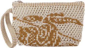 Burberry Womens Pouch White Cotton