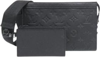 Louis Vuitton Pre-owned Pouch Schoudertas - Dames - Vintage Schoudertas - Zwart - ONE Size - Leer - Vintage
