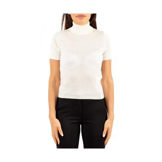 Max Mara Turtlenecks, female, White, XS, Maglia