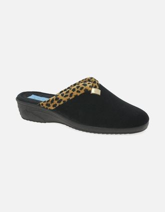 Lunar Womens Michelle Womens Slippers - Black - Size: 8