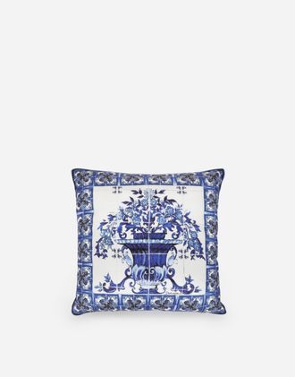 Dolce & Gabbana Silk Twill Cushion Small - Small Cushions Multicolor Onesize