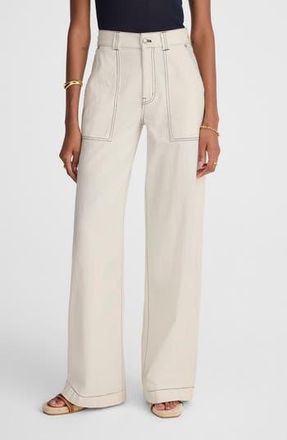 Madewell Superwide Leg Utility Jeans in Vintage Canvas at Nordstrom Rack, Size 23 X