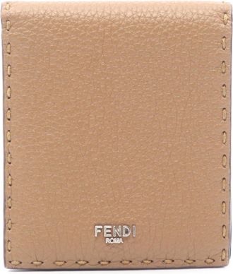 Fendi Brown Leather Wallet (Bi-Fold) (Pre-Owned)