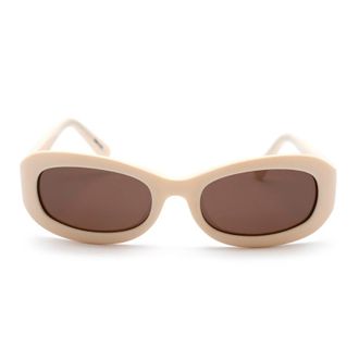 Celine Cream Vintage Oval Sunglasses