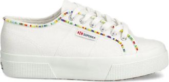 Superga 2740 sneakers met veelkleurige kralen - Wit