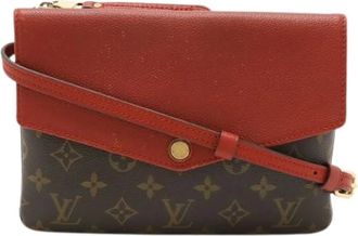 Louis Vuitton Pre-owned Cross Body Bags, female, Red, Size: ONE SIZE Pre-owned Monogram Twice Shoulder Bag