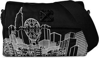 Off-white Mens Accessories Off White Cross Body Sling Bag with Logo in Black/White - One Size