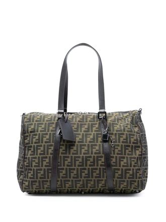 Fendi 1990-2020 Zucca Canvas Duffle Bag travel bag - Brown