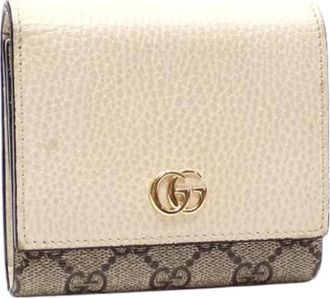 Gucci Pre-owned Wallets, female, Beige, Size: ONE SIZE Pre-owned Vintage Wallet