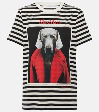 Max Mara T-shirt Rosso in jersey di cotone