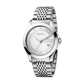 Gucci Accessoires, Heren, Grijs, ONE Size, G-Timeless Horloge