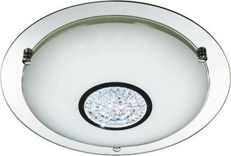 Searchlight Searchlight Bathroom - Integrated LED Bathroom Flush Ceiling Chrome, Mirror IP44