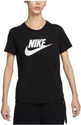 Nike (WMNS) Nike Sportswear Essentials Logo T-shirt Asia Sizing Black White DX7907-010