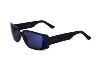 Guess Smoke Mirror Rectangular Mens Sunglasses GF5127 01C 65