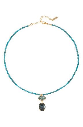Jennifer Behr Freya Pendant Necklace in Apatite at Nordstrom