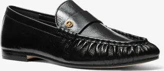 Michael Kors Jennings Crinkled Leather Loafer