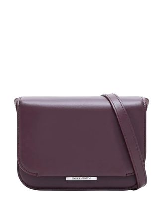 Giorgio Armani small x 10 Corso Como push-lock shoulder bag - Red