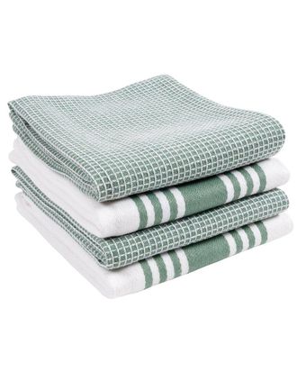 KAF Home Kaf Home Set Of 4 Madison Waffle Assorted Linens