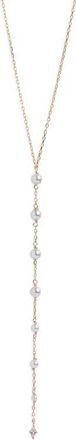 Argento Vivo Graduated Freshwater Pearl Y-Necklace in Gold at Nordstrom