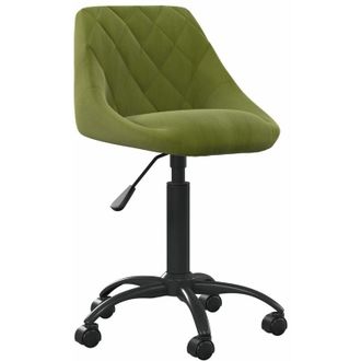 vidaXL Silla De Comedor De Terciopelo Verde Claro Vidaxl