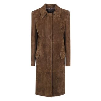 Tom Ford Mujer, Abrigos, Marr&oacute;n, Talla: S