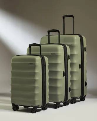Antler Expandable Cabin Suitcase Set In Olive Green - Juno