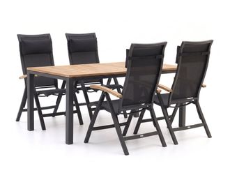 Bellagio la vita attrattiva Bellagio Lugo/Linosa 180cm dining tuinset 5-delig verstelbaar