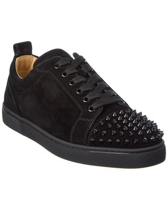 Christian Louboutin Louis Junior Spikes Suede Sneaker