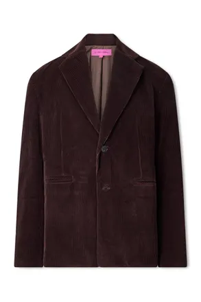 The Elder Statesman Cotton-Corduroy Blazer