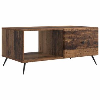 vidaXL Mesa De Caf&eacute; Madera Envejecida 90 X 50 X 40 Cm Vidaxl