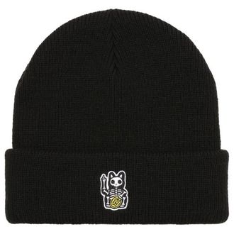 Iriedaily Hallow Cat Beanie M&uuml;tze - Unisex | schwarz