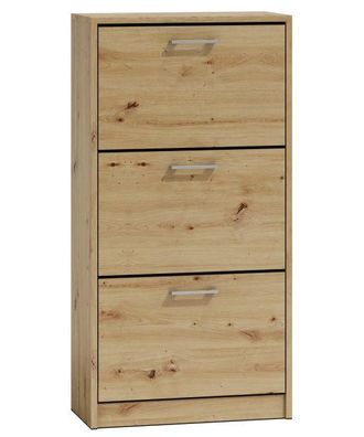 Hucoco Hucoco - Fano Zapatero 116x60x28 Cm Zapatero Moderno Mueble De Entrada De 3 Puertas
