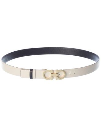 Ferragamo Gancini Reversible & Adjustable Leather Belt